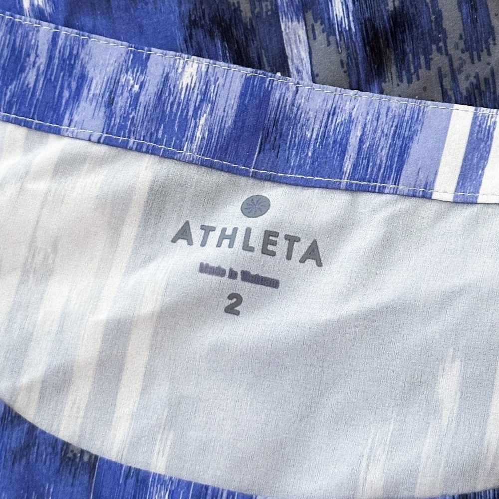 Athleta Wailea Astra Sleeveless Dress in Baja Blue Size 2 - Picture 9 of 10